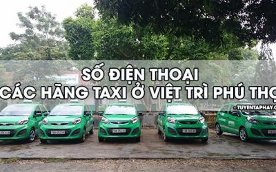 Danh bạ các hãng taxi cả nước 1 Taxi Phú Thọ: Danh bạ số điện thoại các hãng taxi ở Phú Thọ