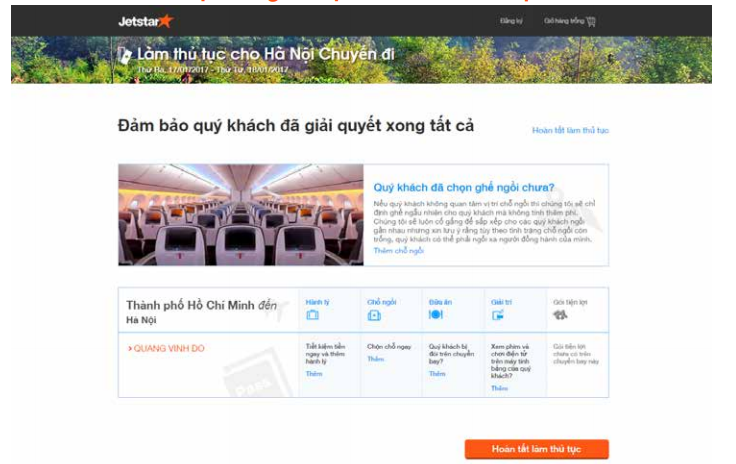 check in online Jetstar - hinh 5