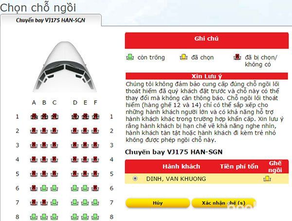 check in online Vietjet Air - hinh 3