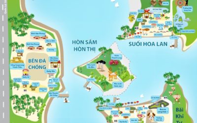 Bản đồ du lịch Nha Trang cập nhật mới nhất