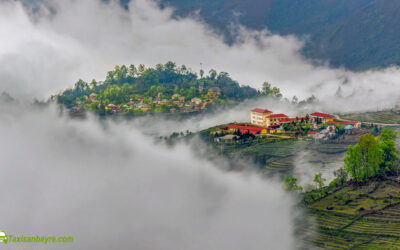 Vùng cao Y Tý chìm trong biển mây bồng bềnh