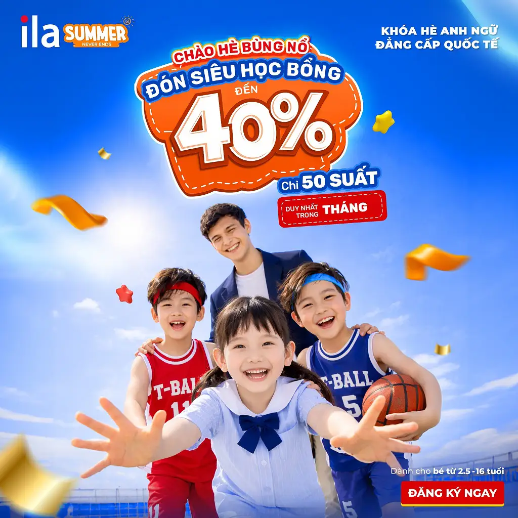 ưu đãi xuất học bỏng hè cùng ILA - banner 01